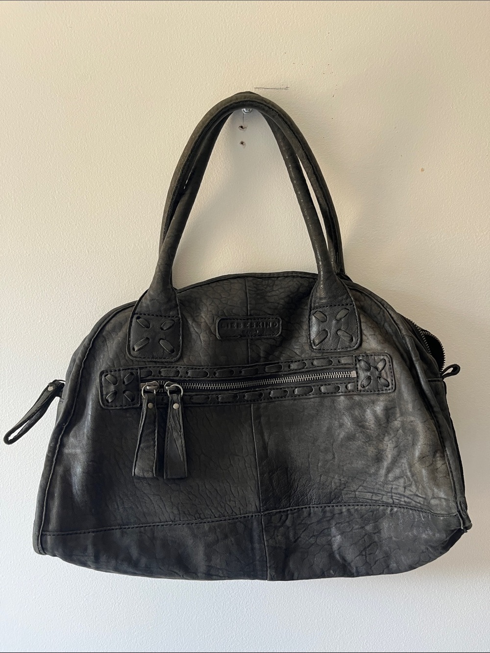 Liebeskind Berlin Black Leather Shoulder Bag